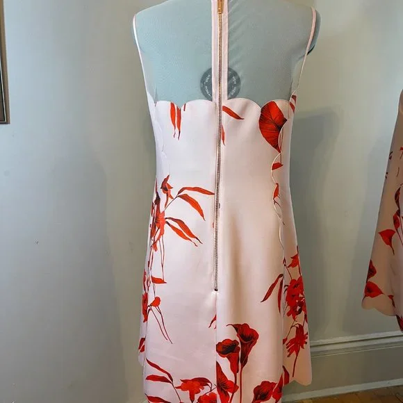 Ted Baker Jaazmin Fantasia Women's Floral Scallop Dress - Picture 8 of 11